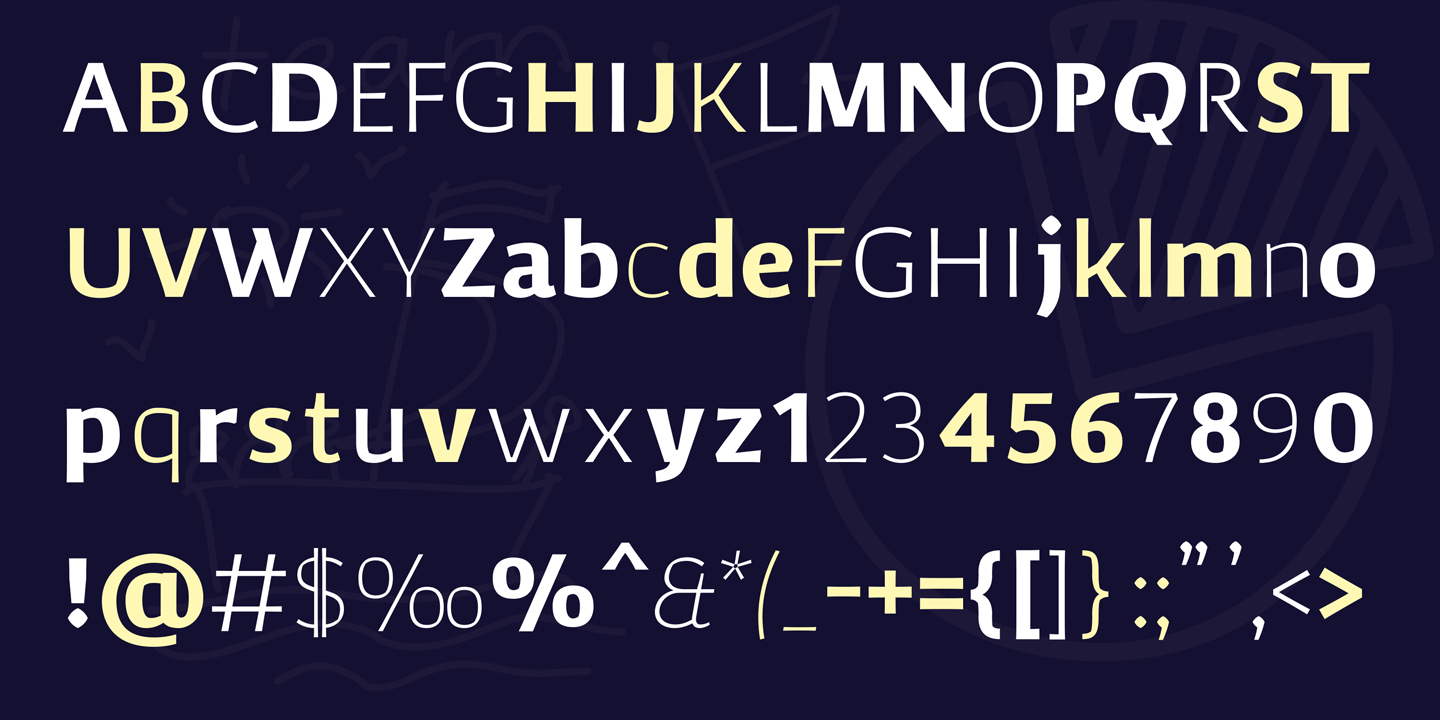 Пример шрифта Corpo Sans Italic